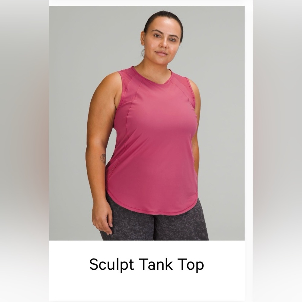 Lululemon size 4 sculpt tank - Picture 2 of 3